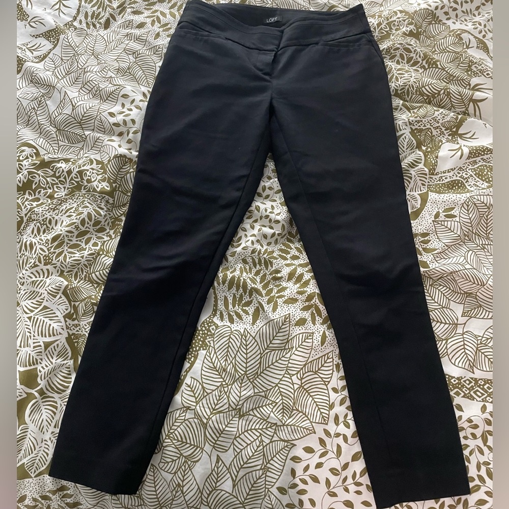 Ann Taylor Loft Black Marissa Skinny Pant